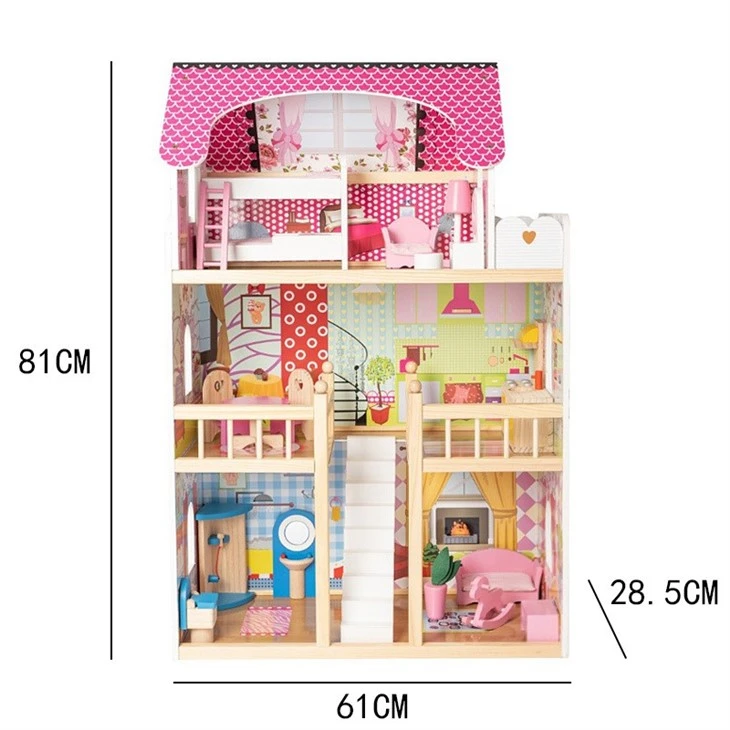 Beautiful Pink Dollhouse