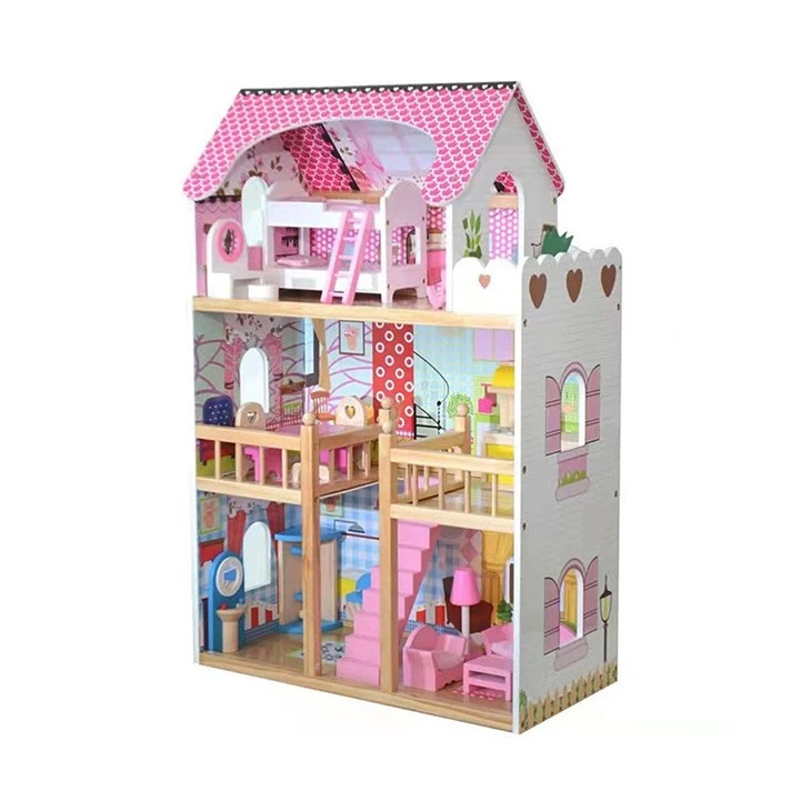 Beautiful Pink Dollhouse