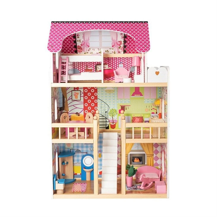 Beautiful Pink Dollhouse