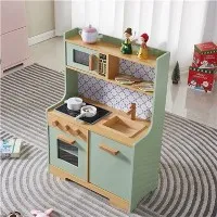 Wooden Kitchen Toy 13 Accessories