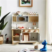 Wooden Play Kitchen Toys