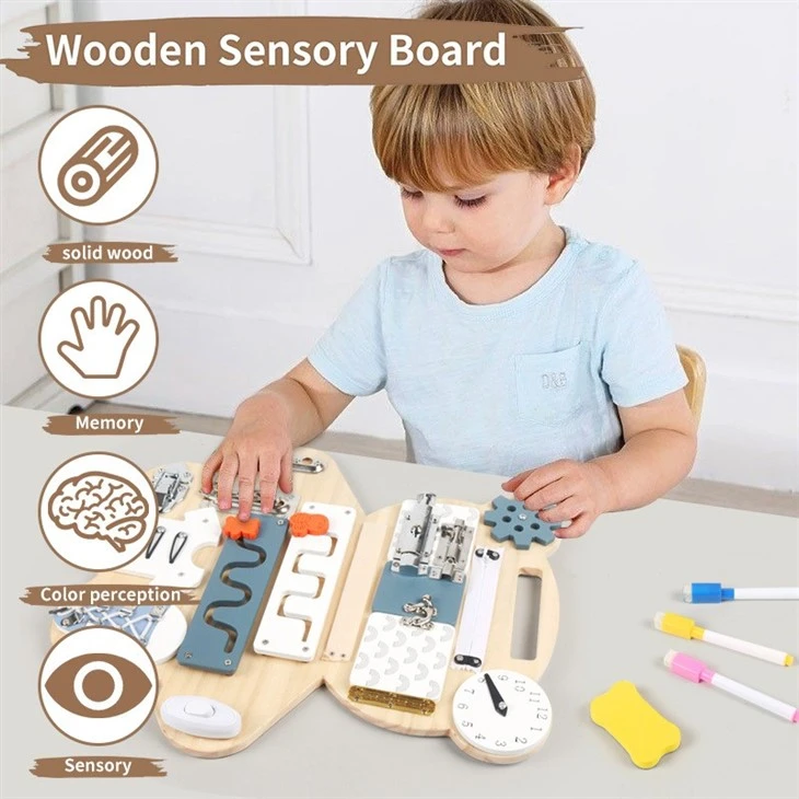 Wooden Busy Board Toy