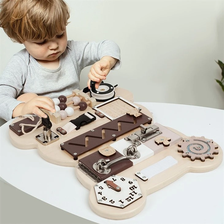 Wooden Busy Board Toy