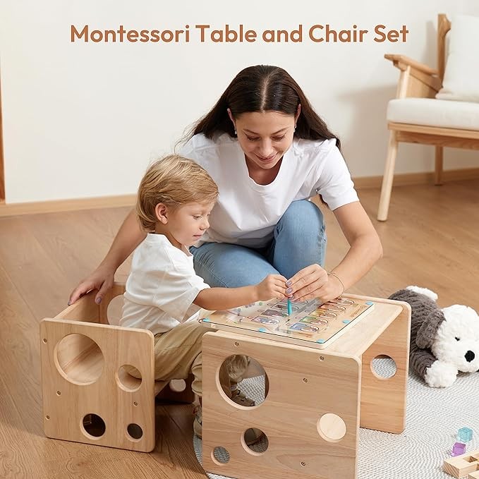 3 in 1 Toddler Table And Chair Set