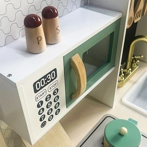 MDF Wooden Pretend Play Kitchen For Toddlers best