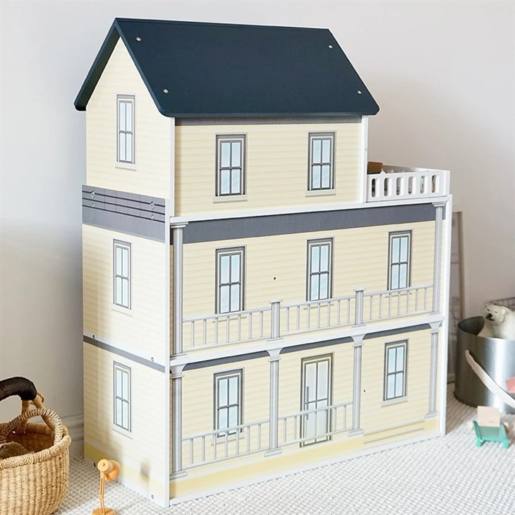 Modern Wood Dollhouse