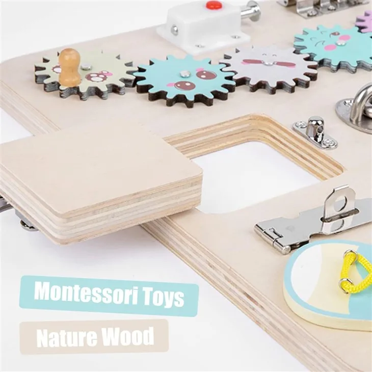 Montessori Busy Board For Toddlers