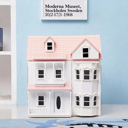 Pink Wooden Victorian Dollhouse suppliers