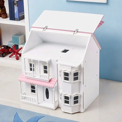 Pink Wooden Victorian Dollhouse factory