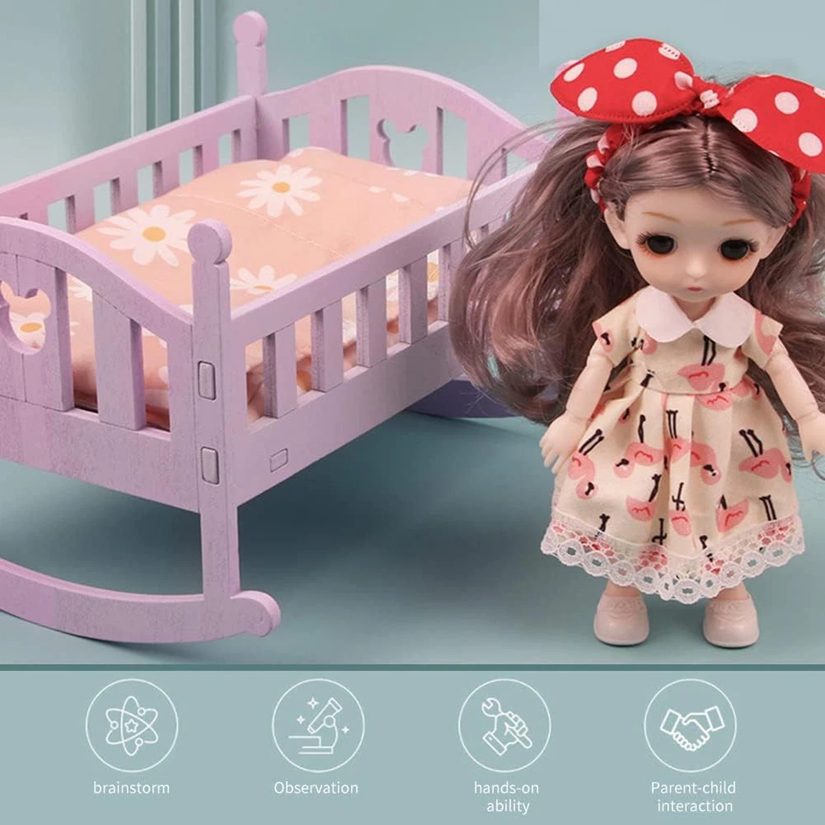 doll with bed doll with bed