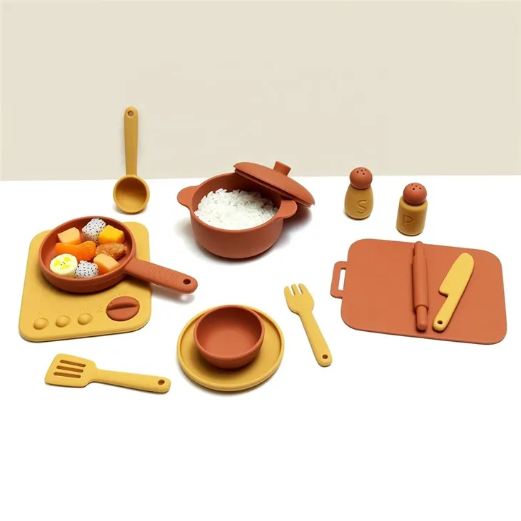 Silicone Cooking Kitchen Play Toy suppliers