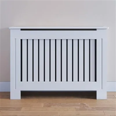 MDF Radiator Cover White