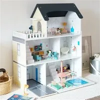 Modern Wood Dollhouse