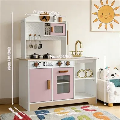 Modern Wooden Cooking Activity Set