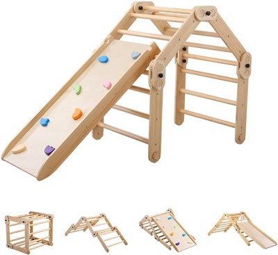 Wooden 8 in 1Climber Frame Toys