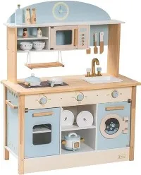 Wooden Play Kitchen Toy Set