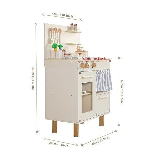 Wooden Pretend Cooking Station For Kids best