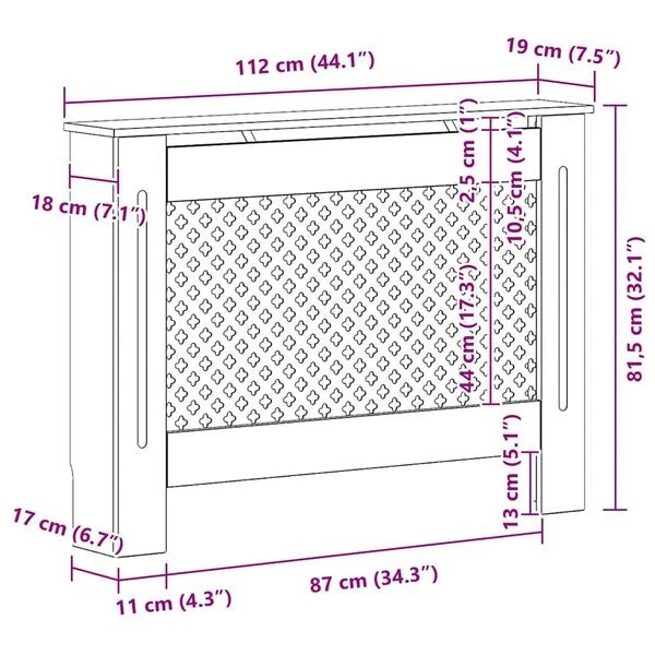 Wooden Radiator Cover price